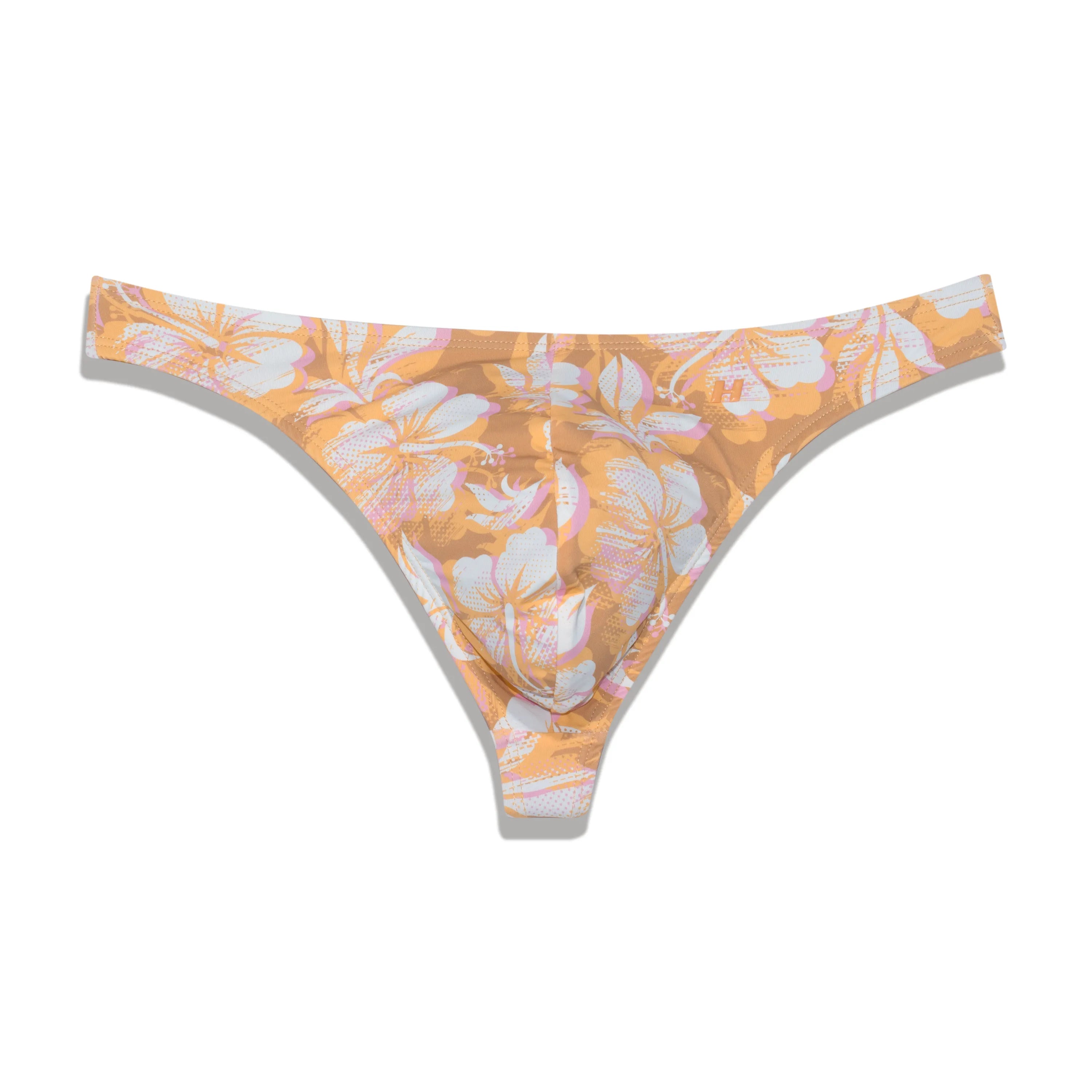 Hibiscus Swim Thong - HUNK Menswear