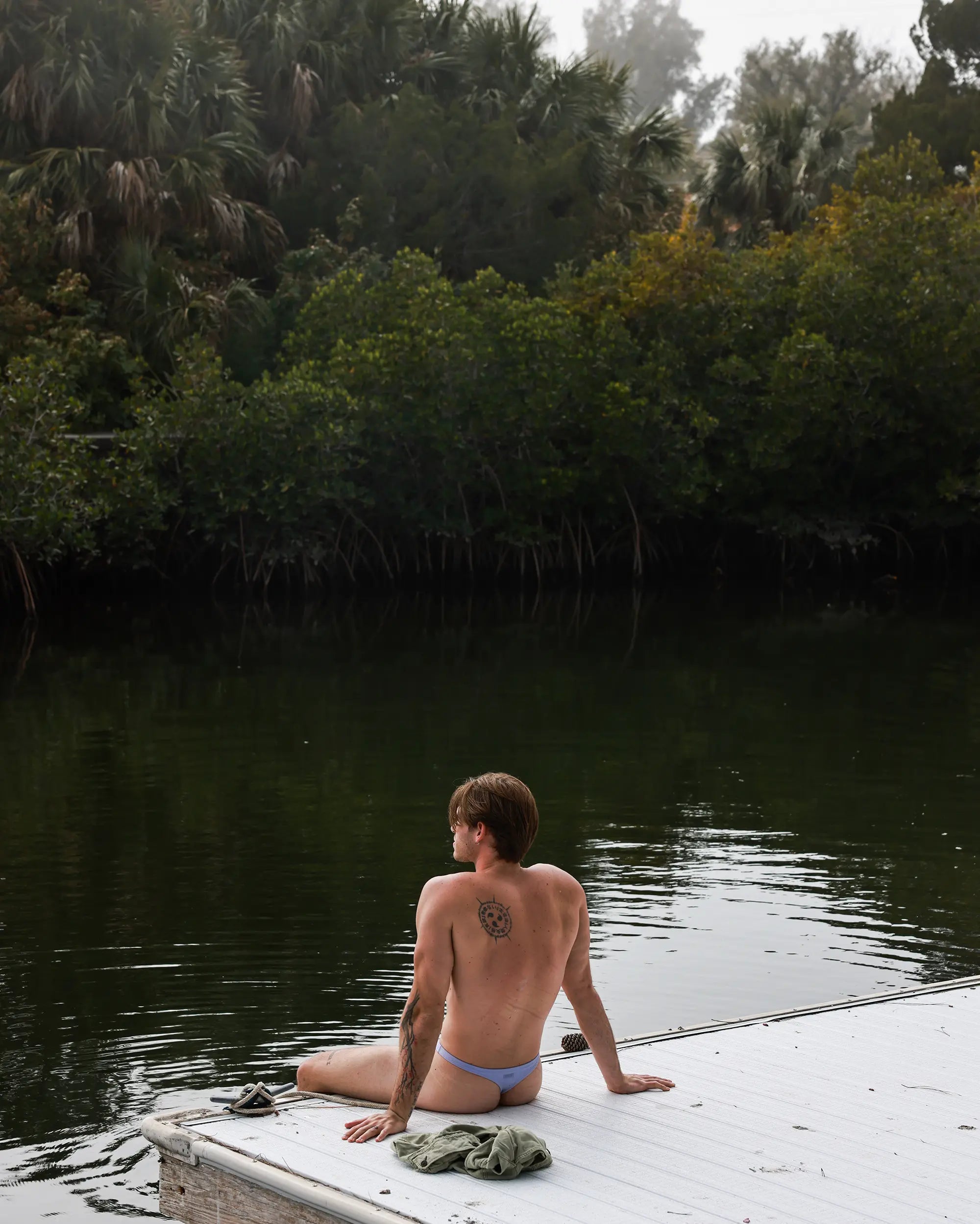 Aura Ribbed Swim Thong