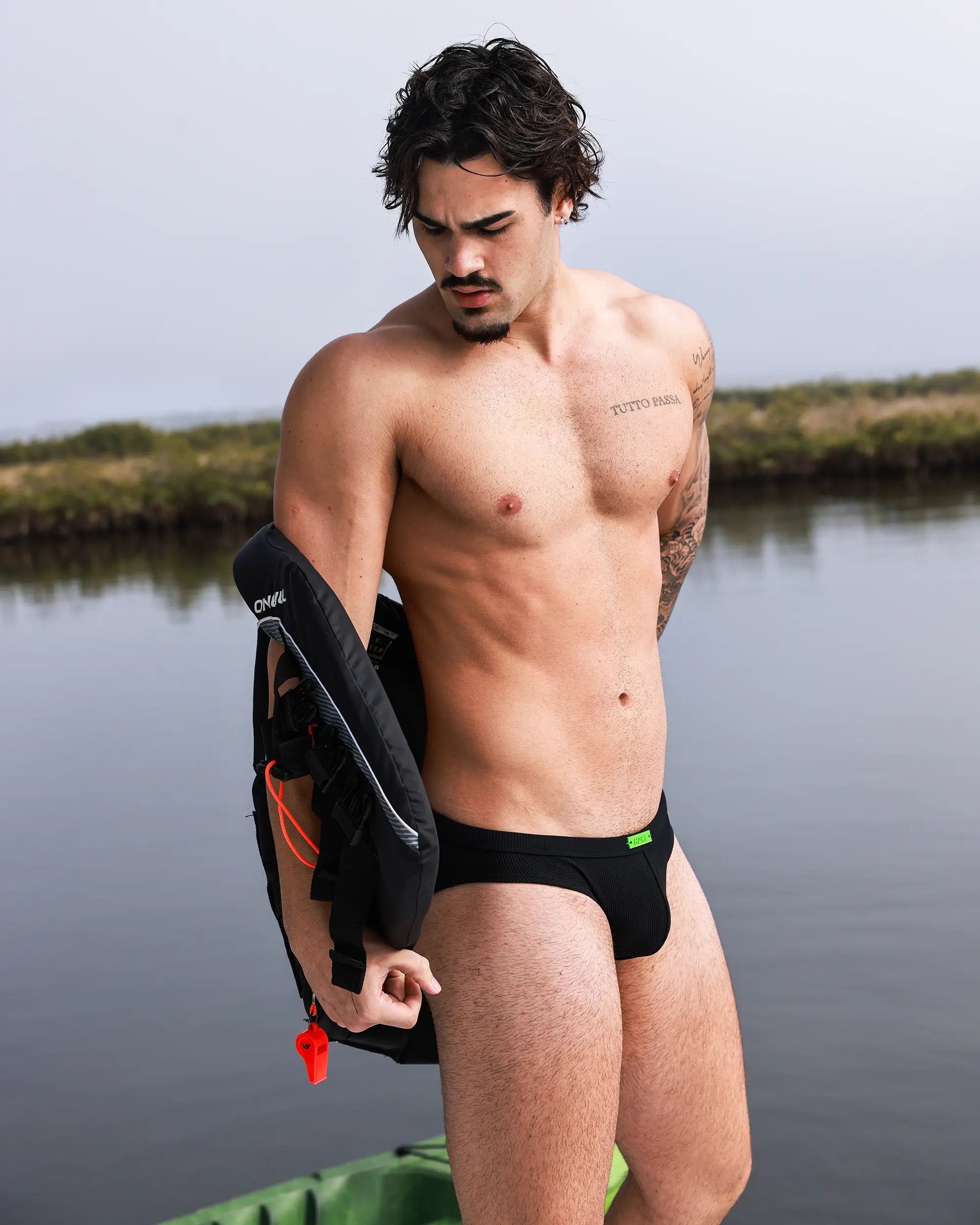 Nightfall Ribbed Swim Brief