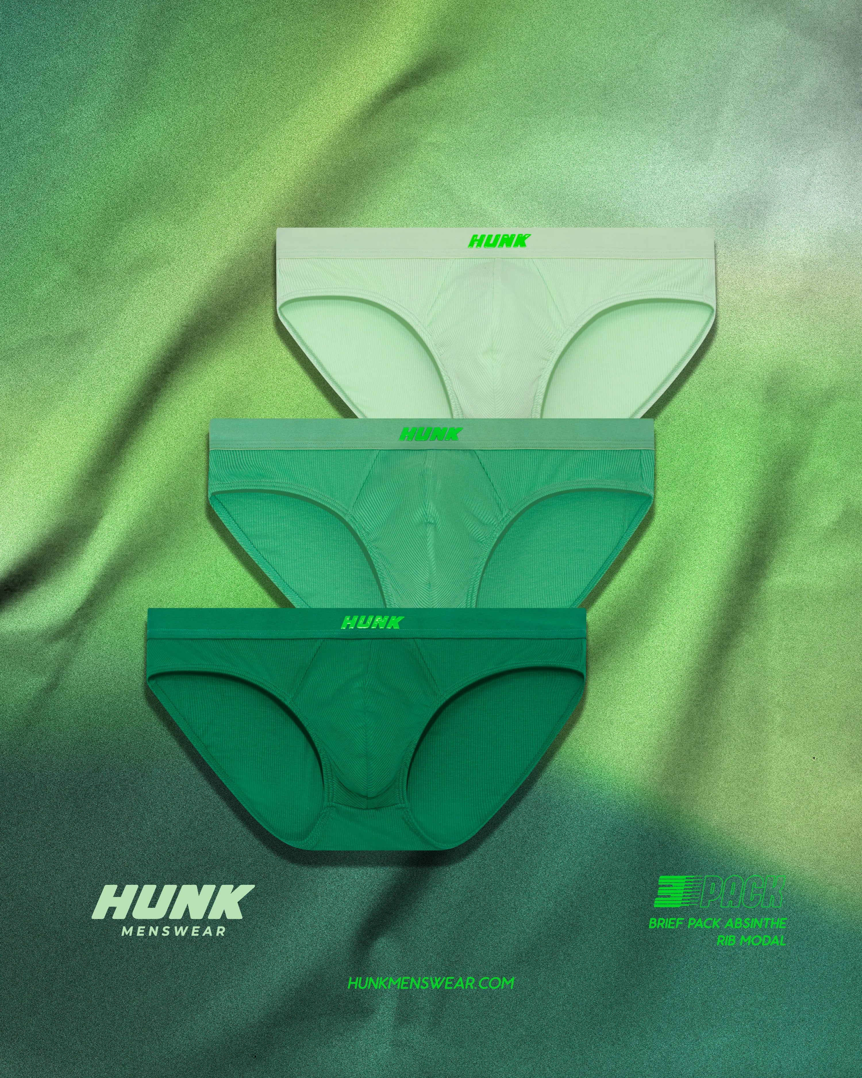 Absinthe 3-Pack Briefs