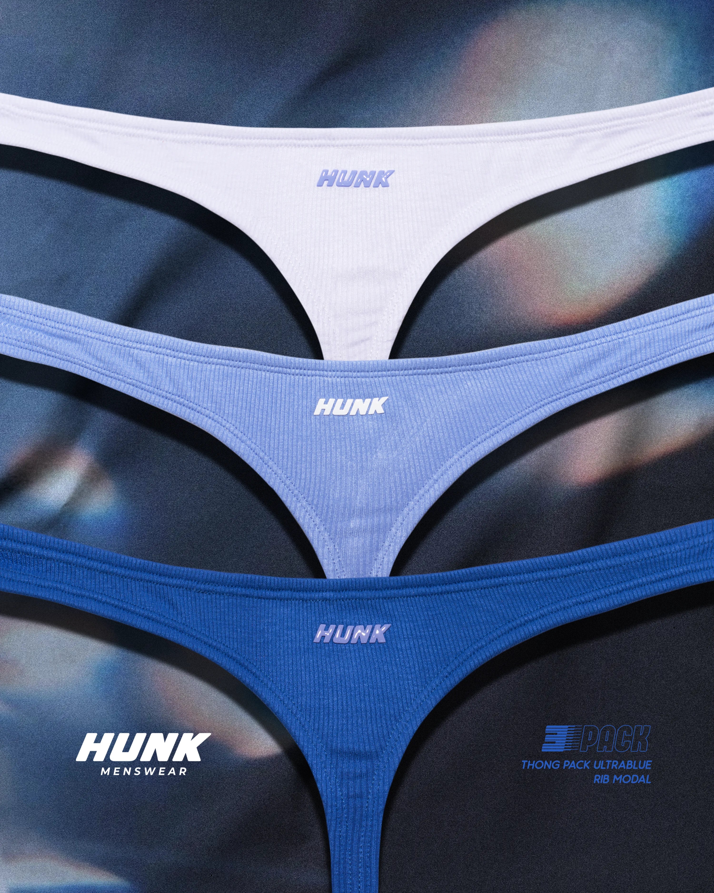 Ultrablue Thong 3-Pack